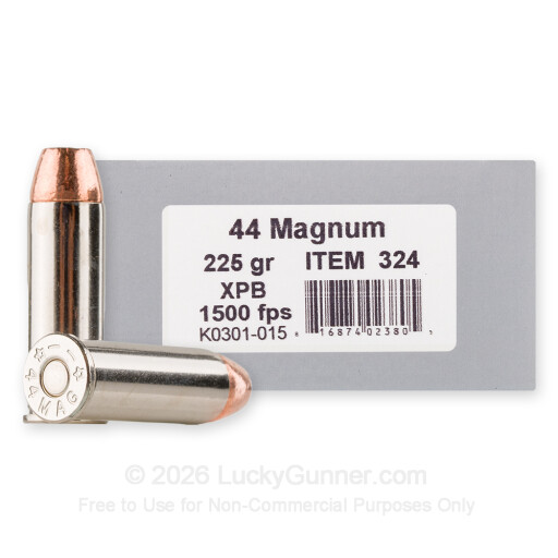 44 Magnum - 225 Grain SCHP - Underwood - 20 Rounds