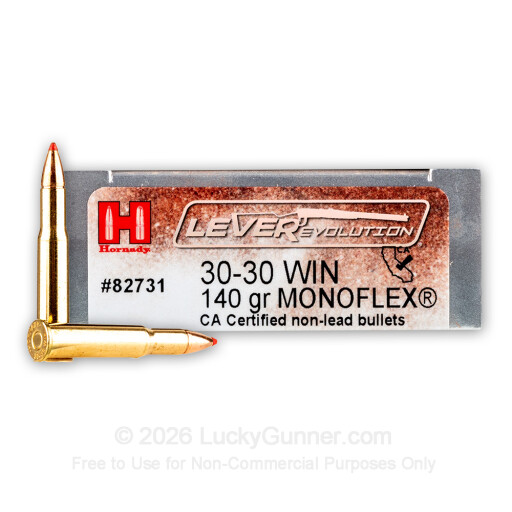 30-30 - 140 gr MonoFlex LEVERevolution - Hornady - 20 Rounds