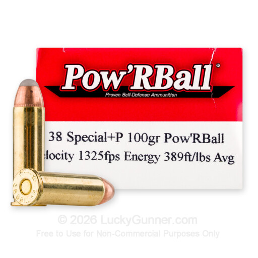 38 Special - +P 100 Grain Pow’RBall - Corbon - 20 Rounds