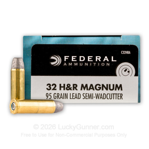 32 H&R Magnum - 95 Grain LSWC - Federal Champion - 20 Rounds