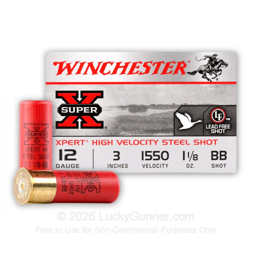 12 Gauge - 3" Super-X Waterfowl BB Shot - Winchester - 25 Rounds