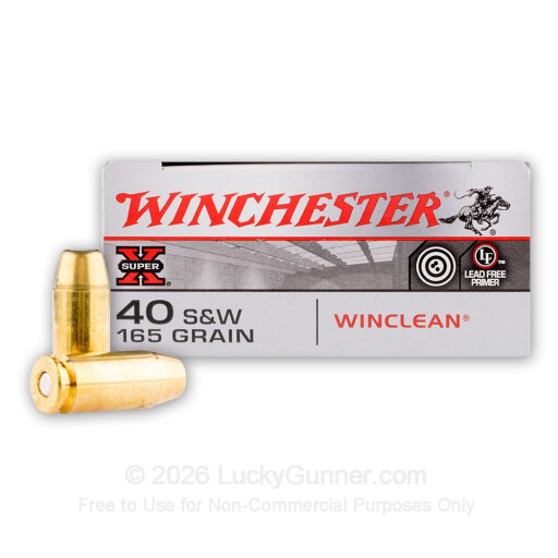 40 S&W - 165 Grain BEB - Winclean - 50 Rounds