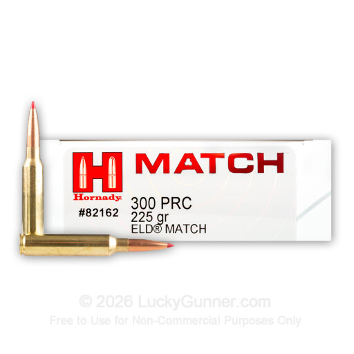 300 PRC - 225 Grain ELD Match - Hornady - 20 Rounds