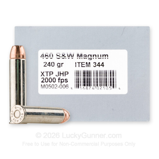 460 S&W Magnum - 240 Grain XTP - Underwood - 20 Rounds