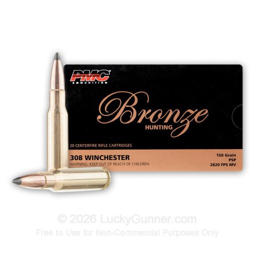 308 - 150 Grain PSP - PMC - 200 Rounds