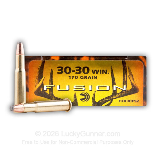 30-30 Win - 170 gr Fusion - Federal Fusion - 200 Rounds