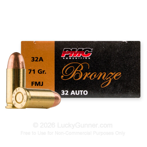 32 ACP - 71 Grain FMJ - PMC - 50 Rounds