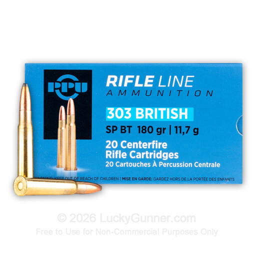 303 British - 180 Grain SPBT - Prvi Partizan - 20 Rounds