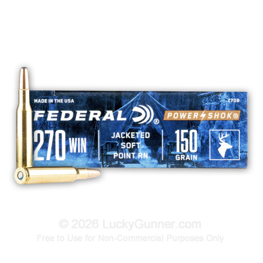 270 - 150 gr SP - Federal Power-Shok - 200 Rounds