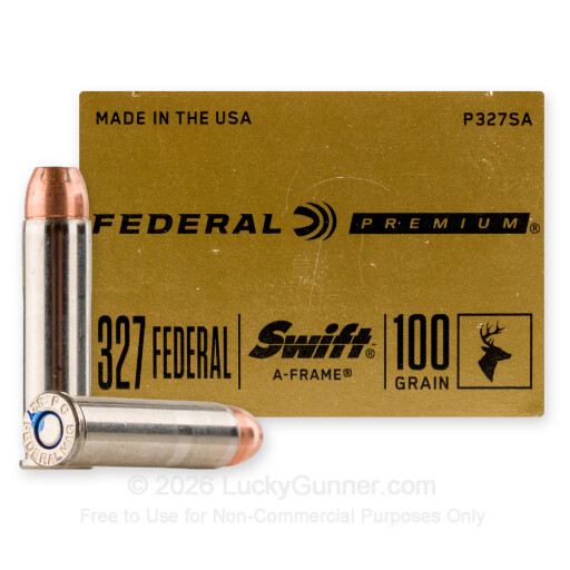 327 Federal Magnum - 100 Grain A-Frame - Federal - 20 Rounds