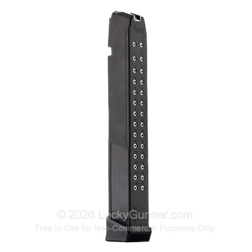 South Korean Military Surplus Glock Magazine - 9mm 33 Round - Black