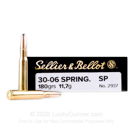 30-06 - 180 gr SP - Sellier & Bellot - 400 Rounds