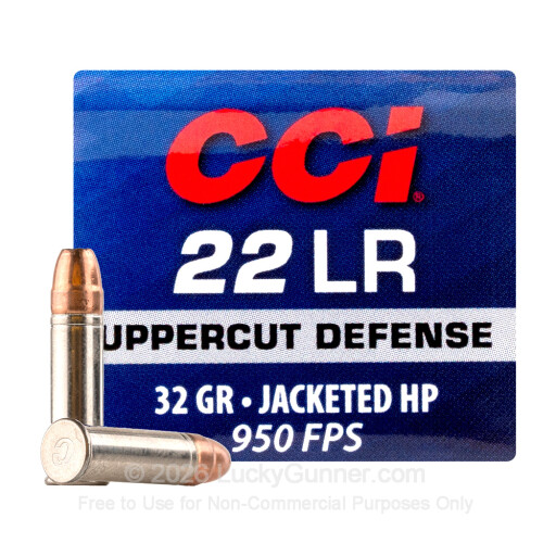22 LR - 32 Grain JHP - CCI Uppercut - 50 Rounds