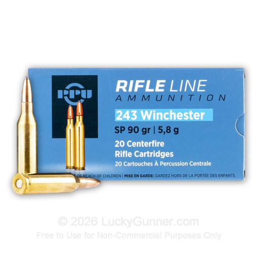 243 - 90 gr SP - Prvi Partizan - 20 Rounds