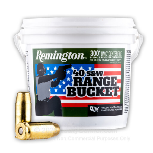 40 S&W - 180 Grain FMJ - Remington UMC - 300 Rounds