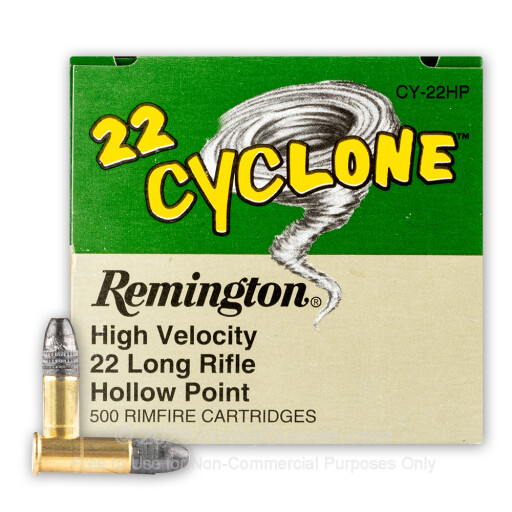 22 LR - 36 Grain LHP - Remington 22 Cyclone - 50 Rounds