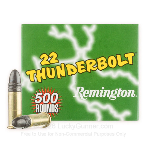22 LR - 40 gr LRN - Remington Thunderbolt- 5000 Rounds