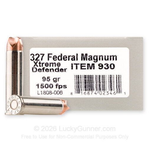 327 Federal Magnum - 95 Grain Xtreme Defender - Underwood - 20 Rounds