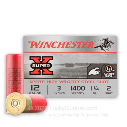 12 Ga - 3"  Super-X Waterfowl #2 Shot - Winchester - 25