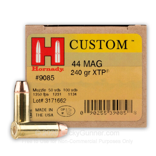 44 Mag - 240 gr JHP XTP - Hornady- 20 Rounds