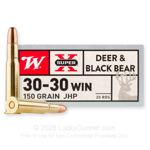30-30 - 150 Grain JHP - Winchester Super-X - 200 Rounds