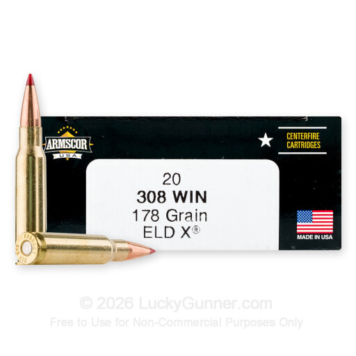 308 - 178 Grain ELD-X - Armscor USA - 200 Rounds
