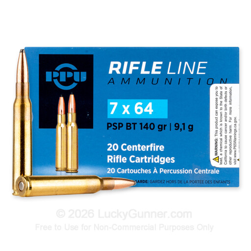 7x64mm Brenneke - 140 Grain PSP BT - Prvi Partizan - 20 Rounds