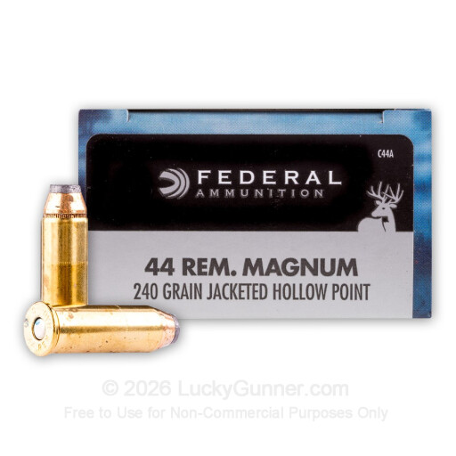 44 Mag - 240 gr Power-Shok JHP - Federal Premium - 20 Rounds