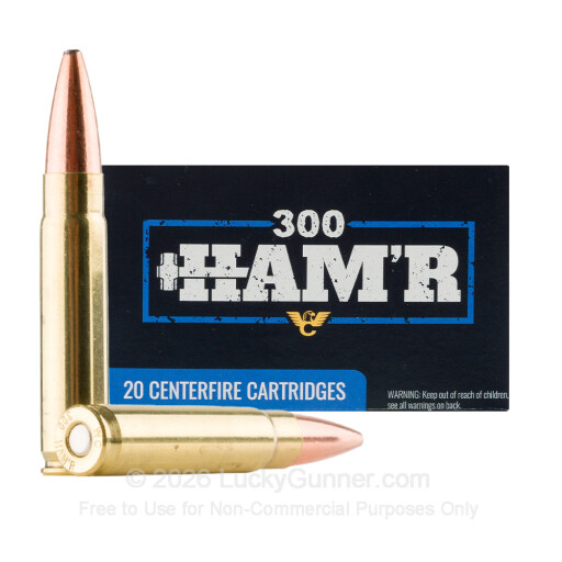 300 HAM'R - 135 Grain Bonded SP - Wilson Combat - 20 Rounds