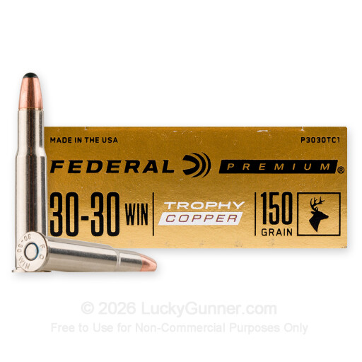 30-30 - 150 Grain Trophy Copper - Federal - 20 Rounds