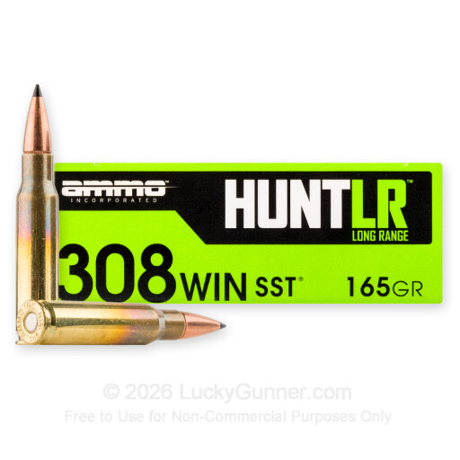 308 Win - 165 Grain SST - Ammo Inc. Hunt LR - 20 Rounds