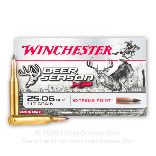 25-06 - 117 Grain Extreme Point - Winchester Deer Season - 20 Rounds