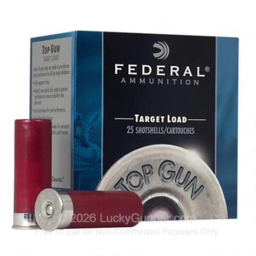12 Gauge - 2-3/4" 1-1/8oz. #7.5 Shot - Federal Top Gun Subsonic - 250 Rounds
