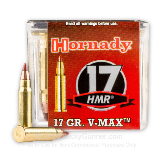 17 HMR - 17 Grain V-MAX - Hornady - 500 Rounds