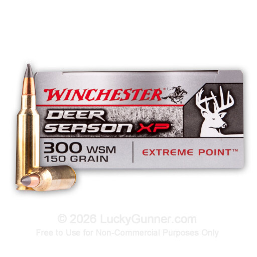 300 WSM - 150 gr Polymer Tip - Winchester Deer Season XP - 20 Rounds