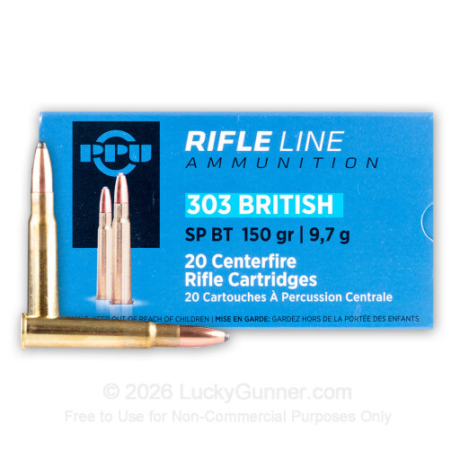 303 British - 150 Grain SPBT- Prvi Partizan - 20 Rounds