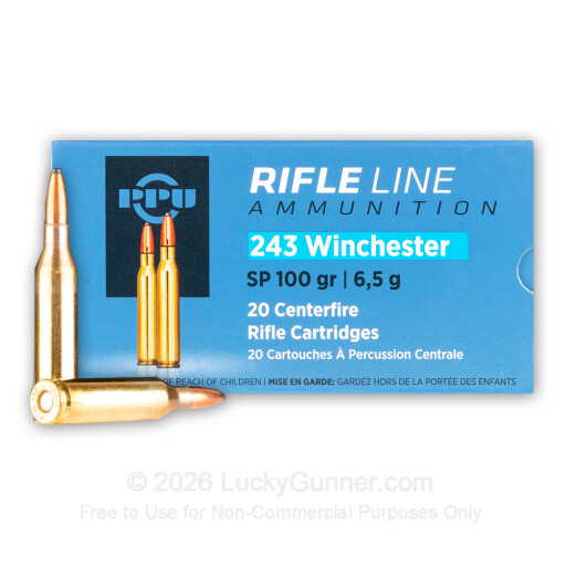 243 - 100 Grain SP - Prvi Partizan - 20 Rounds
