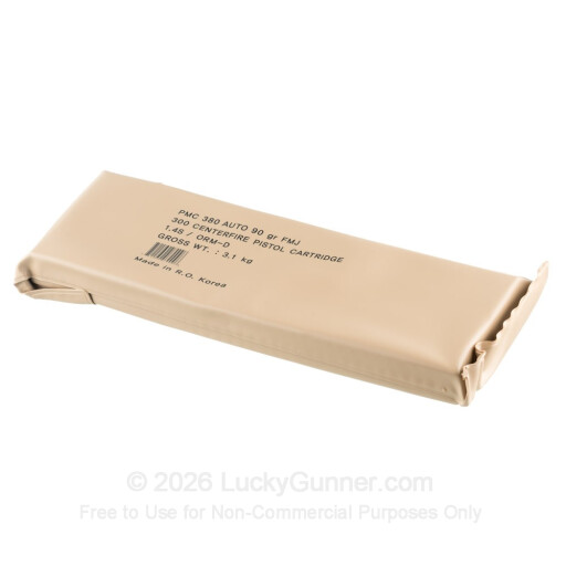 380 Auto - 90 Grain FMJ - PMC Battle Pack - 900 Rounds