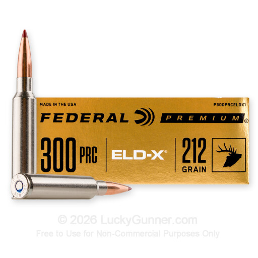 300 PRC - 212 Grain ELD-X - Federal - 20 Rounds