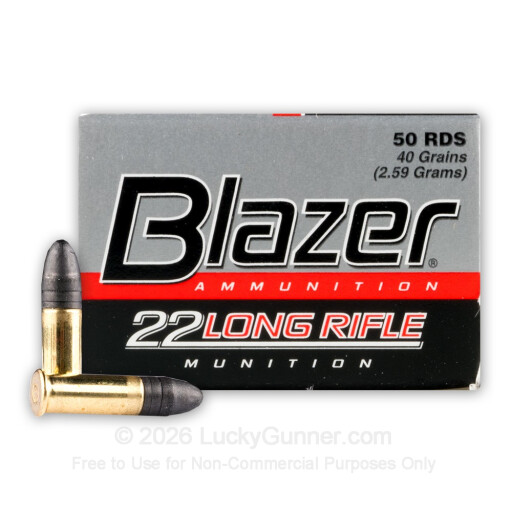 22 LR - 40 Grain LRN - Blazer - 50 Rounds