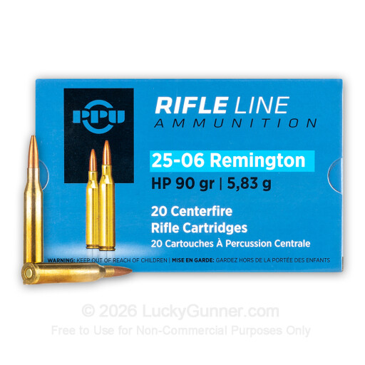25-06 - 90 Grain HP - Prvi Partizan - 20 Rounds