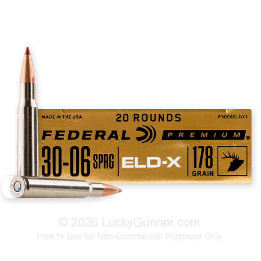 30-06 - 178 Grain ELD-X - Federal - 20 Rounds