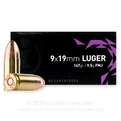 9mm - 147 Grain FMJ - Igman - 1000 Rounds