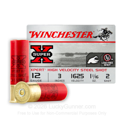 12 Ga - 3"  Super-X Waterfowl #2 Shot - Winchester - 25