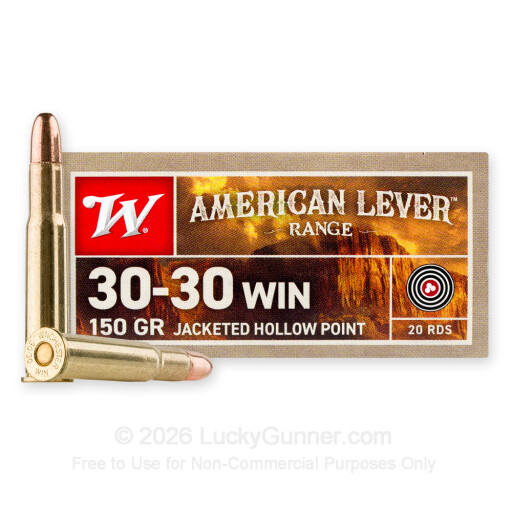 30-30 - 150 Grain JHP - Winchester American Lever Range - 200 Rounds