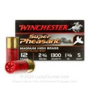 Premium 12 Gauge Ammo For Sale - 2-3/4" 1-3/8oz. #5 Shot Ammunition in Stock by Winchester Super Pheasant - 25 Rounds