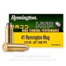 Remington Core-Lokt 41 Remington Mag Ammo For Sale - 210 Grain JHP - 20 Rounds