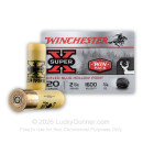 Cheap 20 Gauge Ammo For Sale - 2-3/4" 3/4 oz. Rifled Slug Ammunition in Stock by Winchester Super-X - 15 Rounds