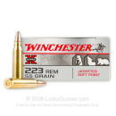 Cheap 223 Rem Winchester Ammo For Sale - 55 gr JSP Ammunition In Stock by Winchester Super-X - 20 Rounds