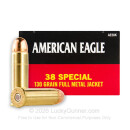 38 Special - 130 gr FMJ - Federal American Eagle - 1000 Rounds